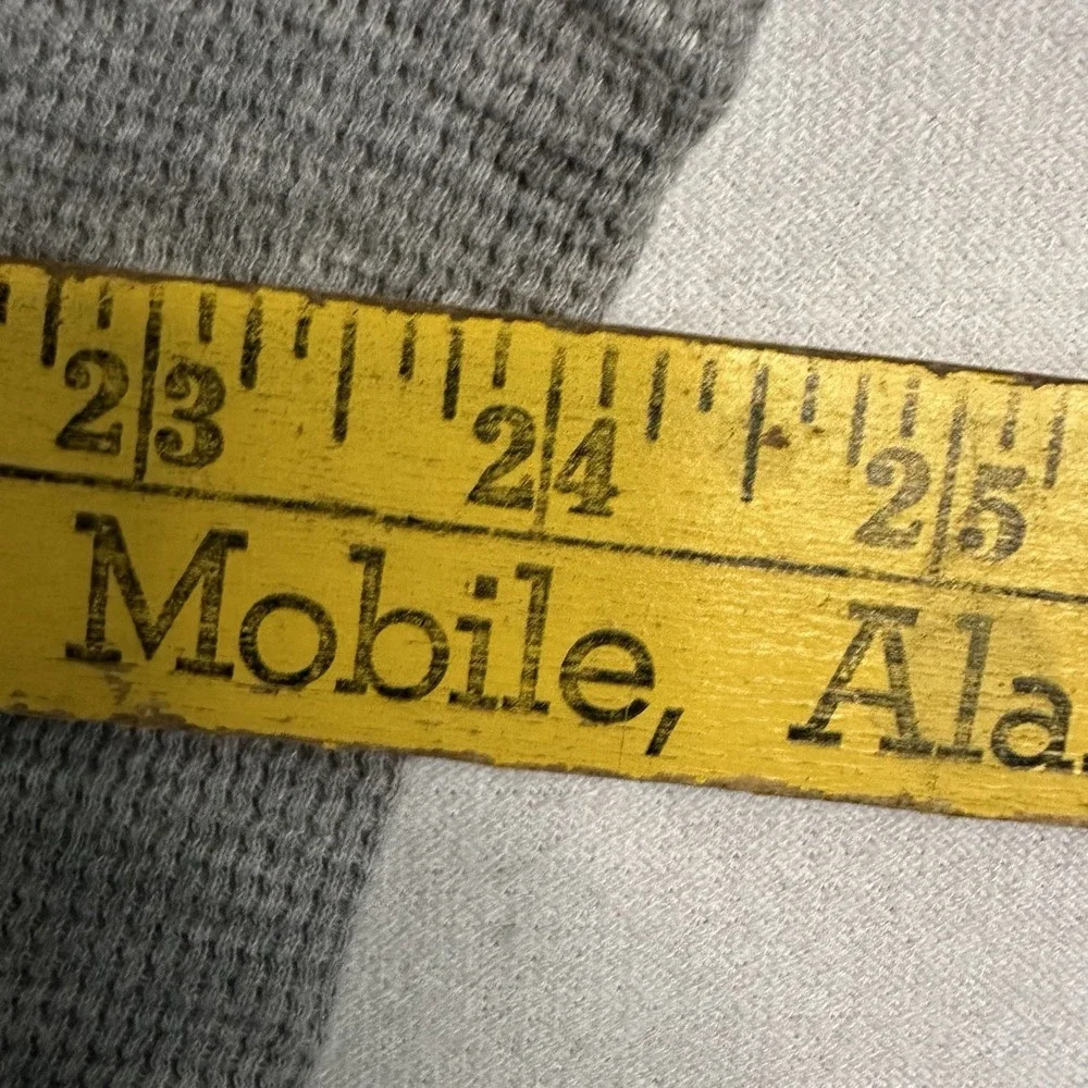 Polo Ralph Lauren Mens Waffle Knit Thermal Shirt‎ 2XL Heather Gray Logo Pullover